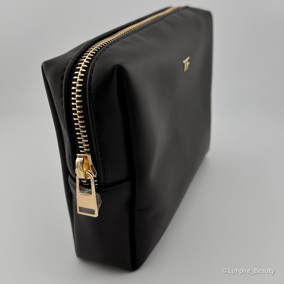 🆕 TOM FORD Limited Edition Gold / Brown Leather Clutch/Bag w/ Sturdy TF Box NIB - Picture 6 of 11